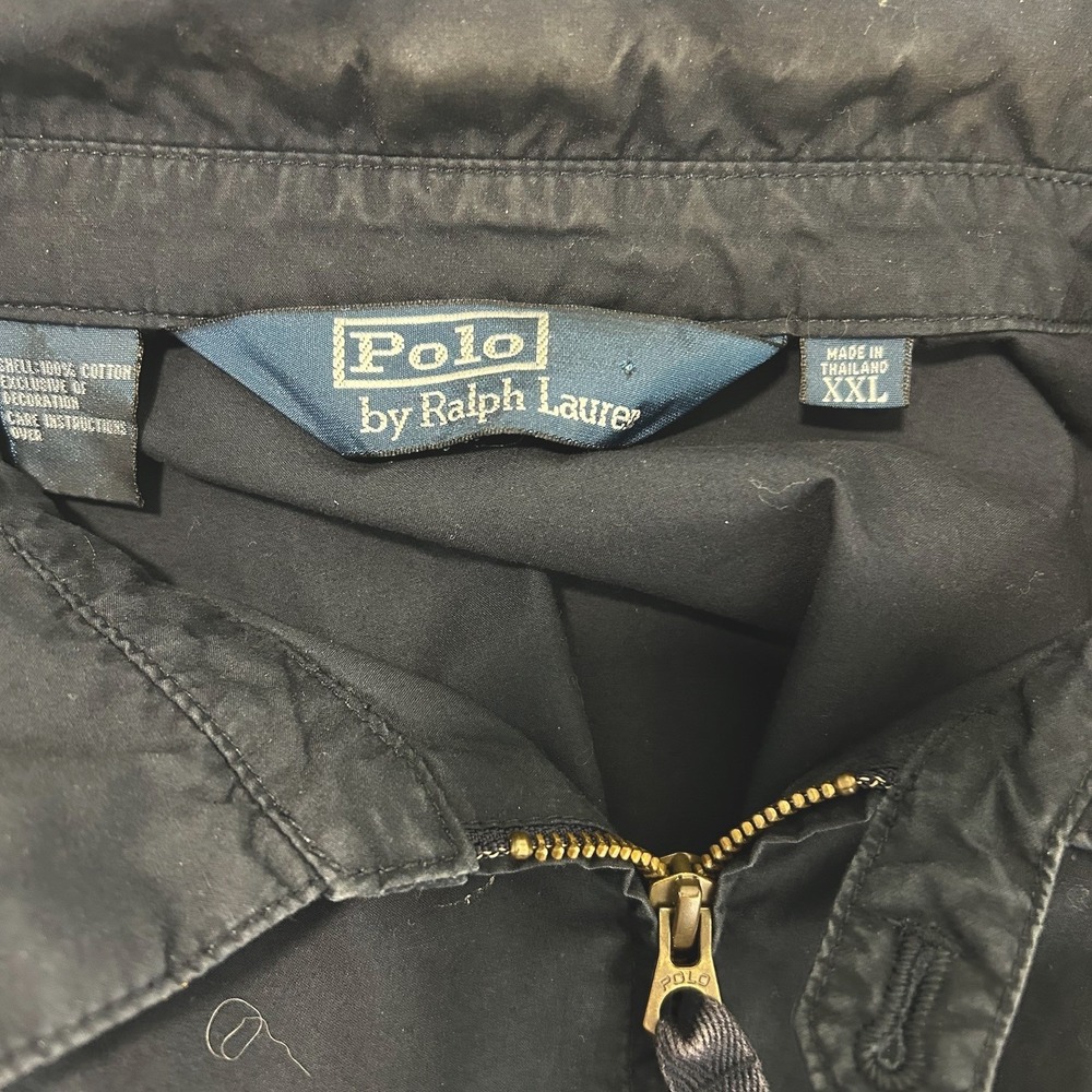 Vintage Polo Ralph Lauren Jacket Men XXL Navy Equestrian Gold Crest, 3 On Sleeve - Picture 2 of 13